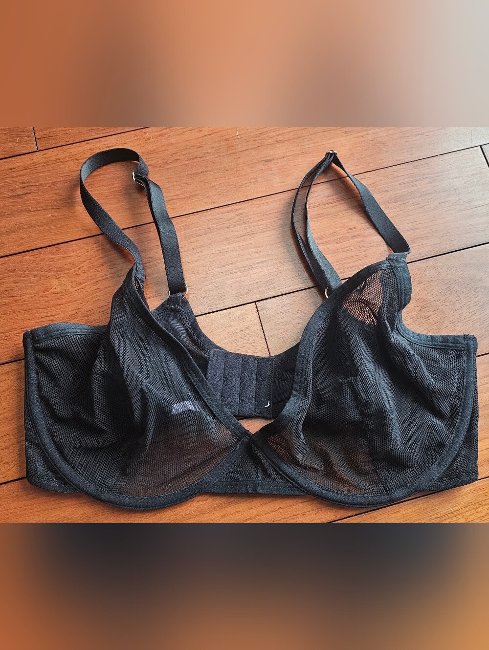 Savage X Fenty Black Mesh Bra